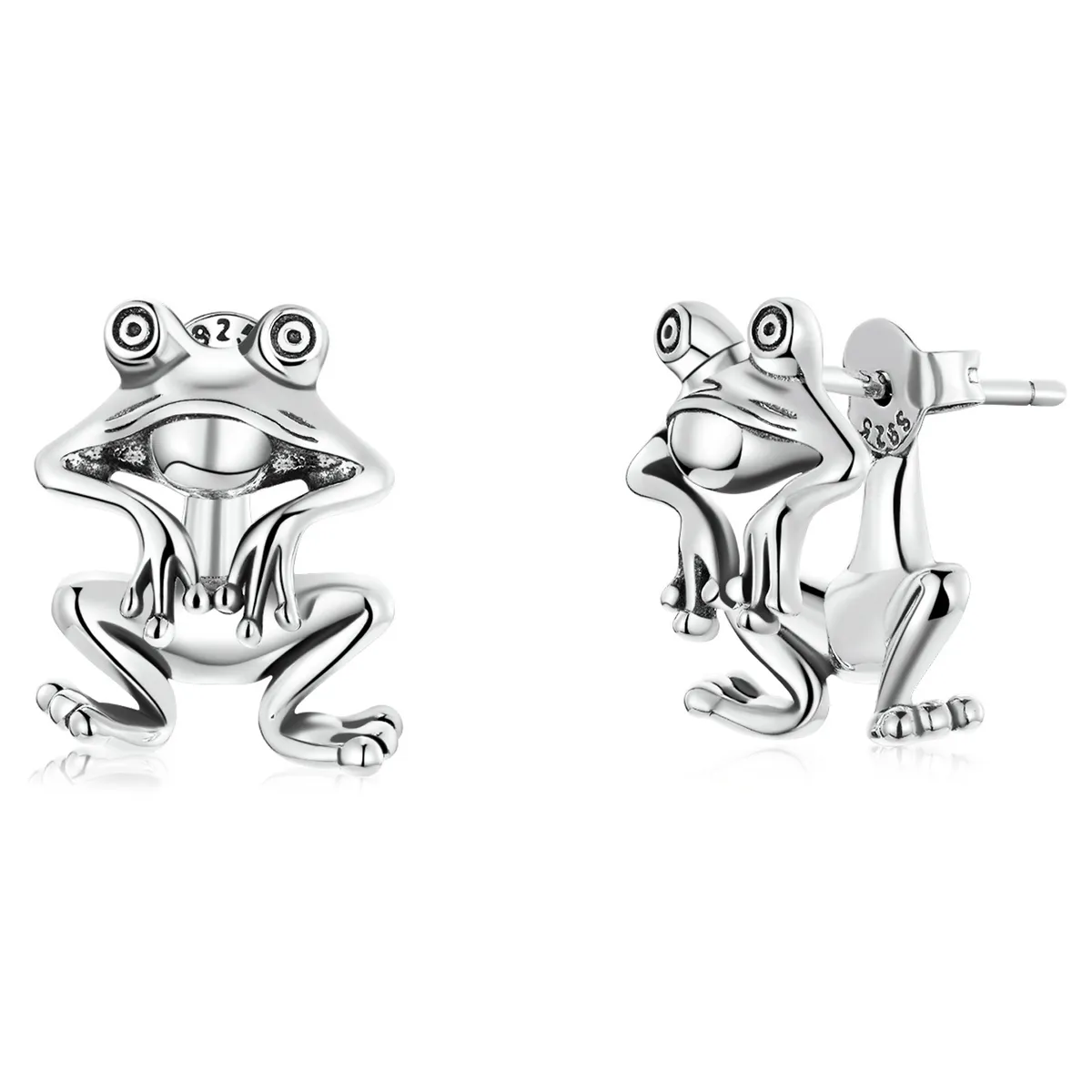 PANDORA Style Funny Frog Stud Earrings - SCE1324