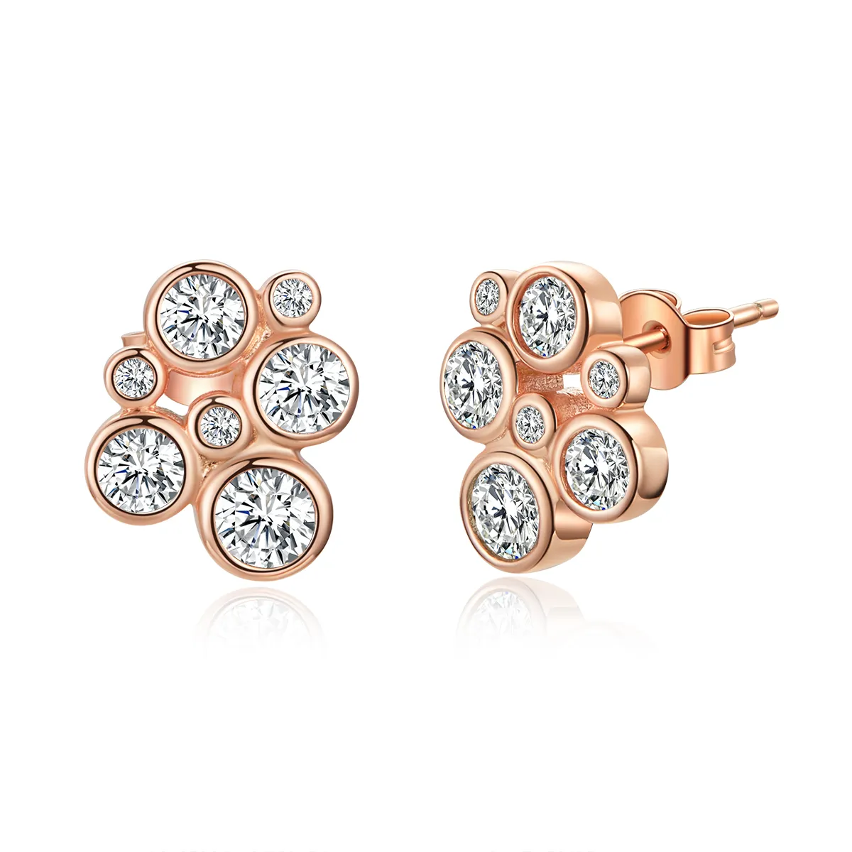 PANDORA Style Geometric Bubble Stud Earrings - SCE810