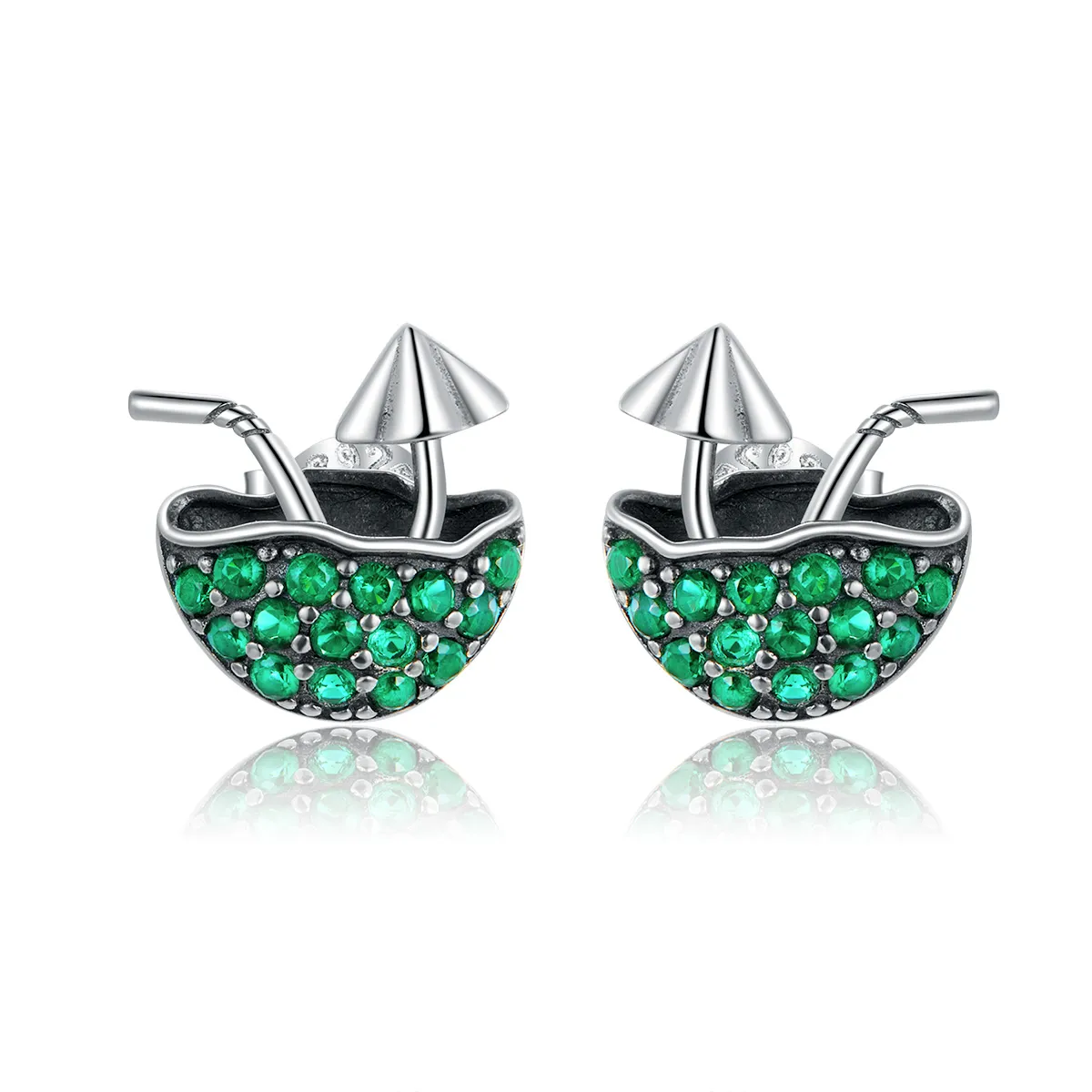 PANDORA Style Leisurely Coconut Stud Earrings - SCE908