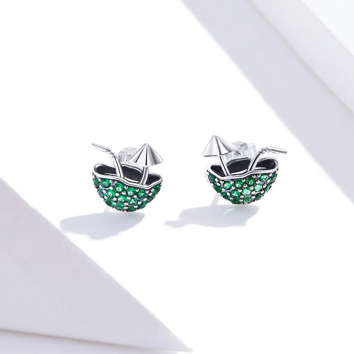 PANDORA Style Leisurely Coconut Stud Earrings - SCE908