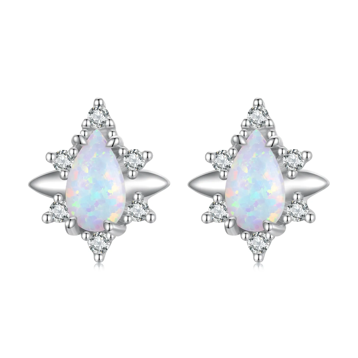 PANDORA Style Opal Drop Stud Earrings - BSE685