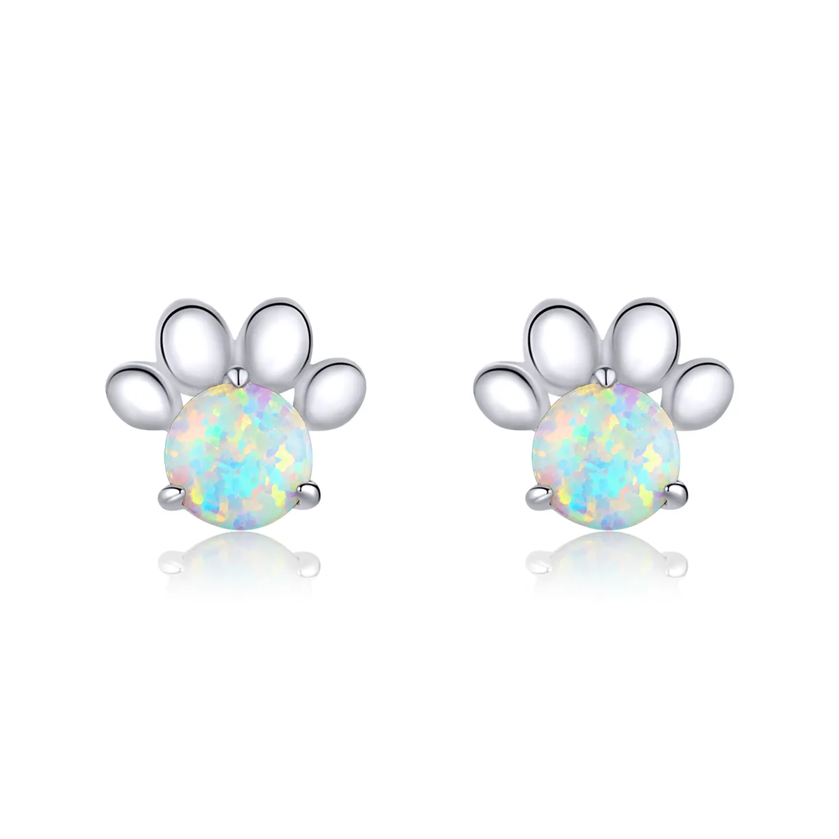 PANDORA Style Opal Pet Seal Stud Earrings - BSE346