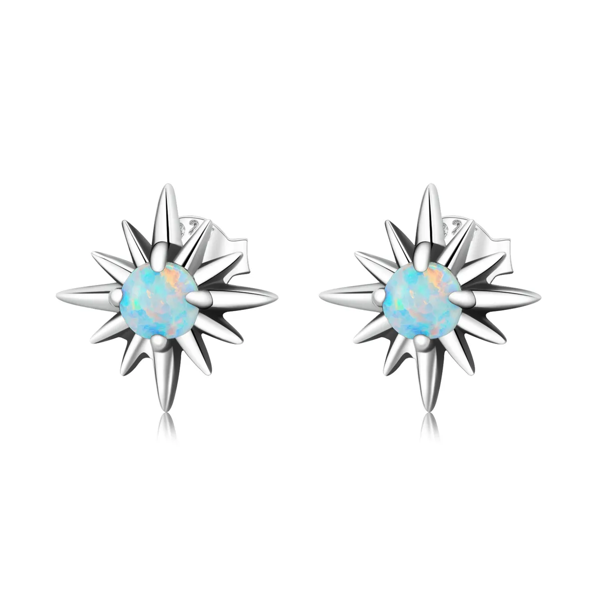 PANDORA Style Opal Star Stud Earrings - BSE581