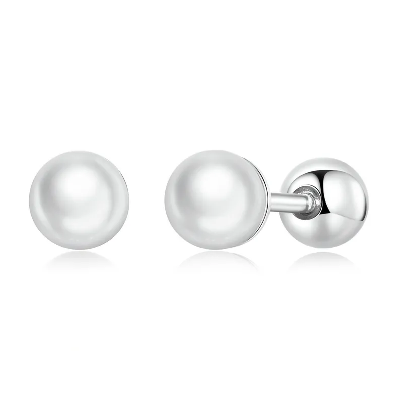 PANDORA Style Pearl Stud Earrings - BSE630-AL