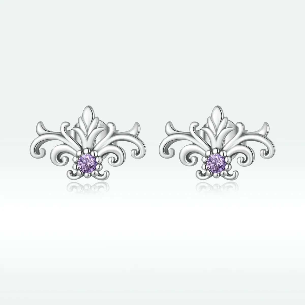 PANDORA Style Retro Pattern Stud Earrings - BSE578