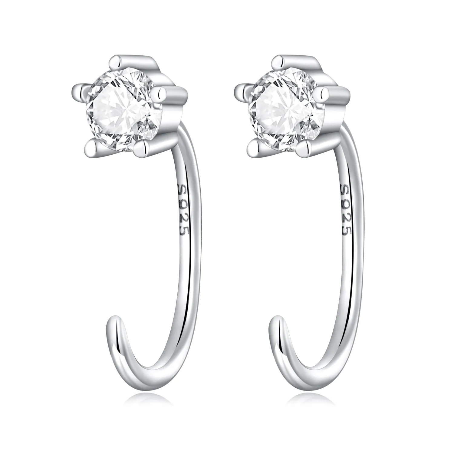 PANDORA Style Simple and Shining Stud Earrings - SCE1422