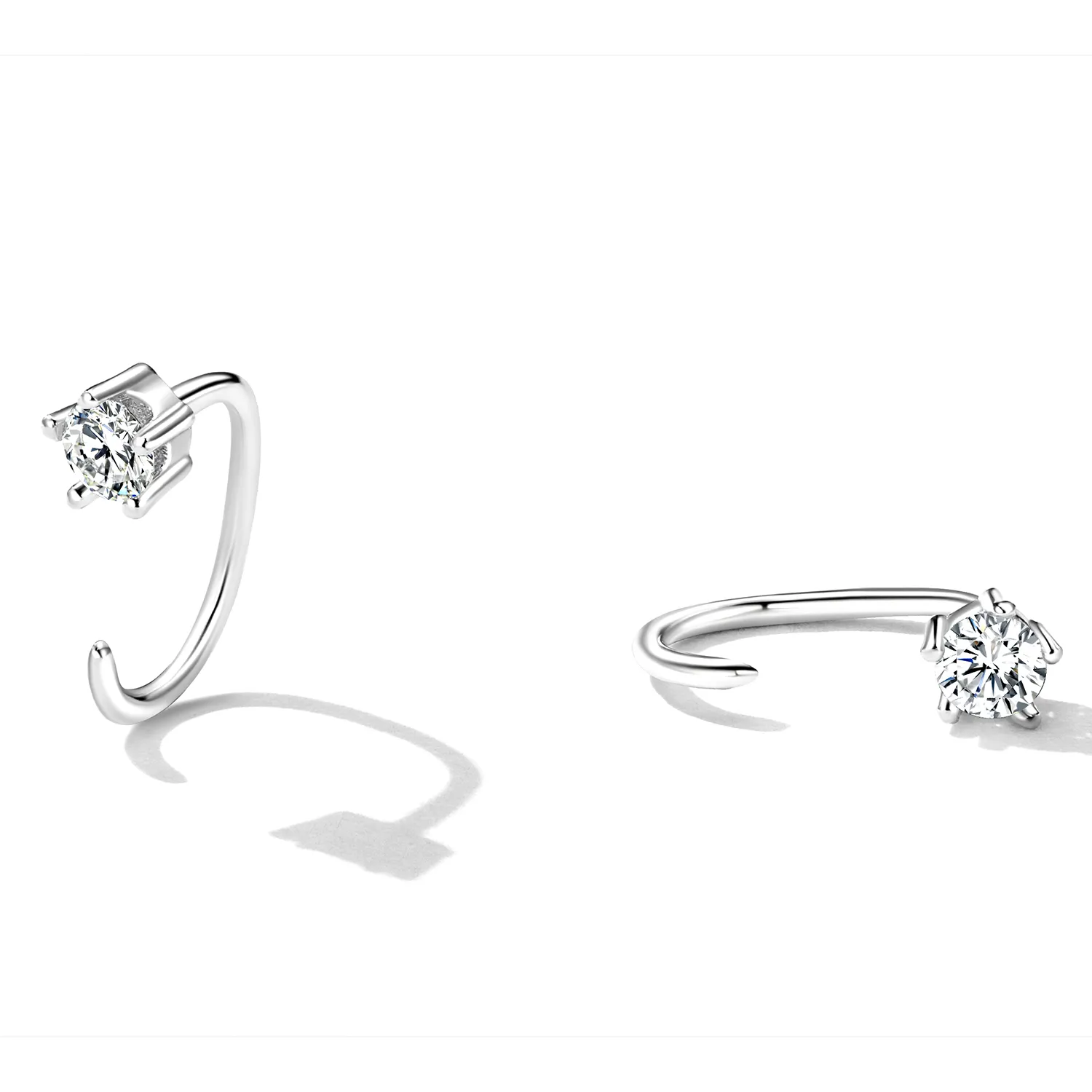 PANDORA Style Simple and Shining Stud Earrings - SCE1422