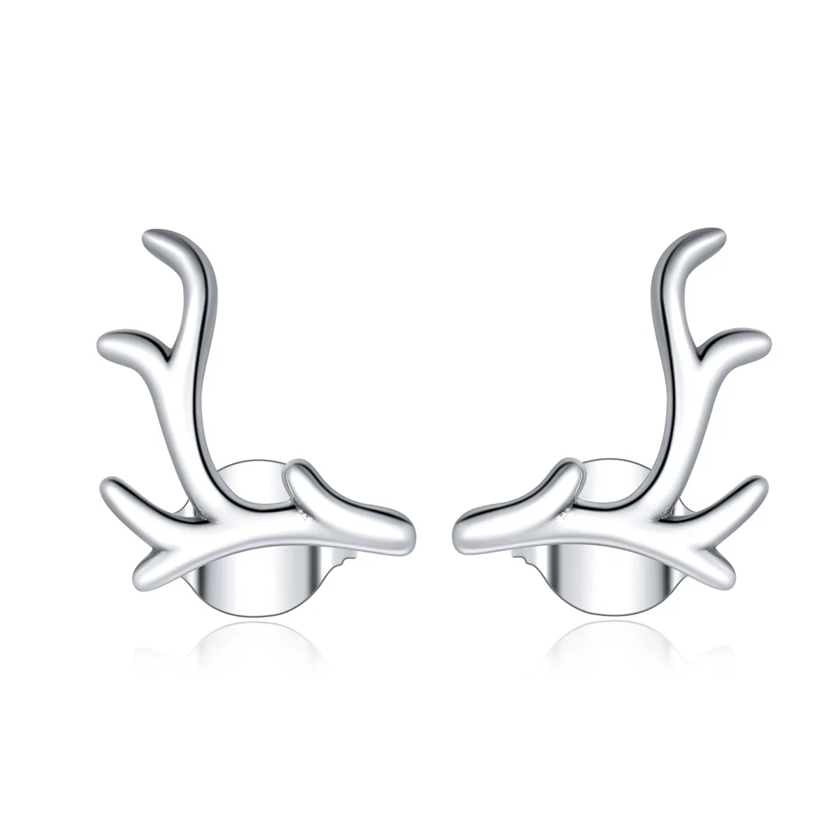 PANDORA Style Simple Antlers Stud Earrings - SCE963