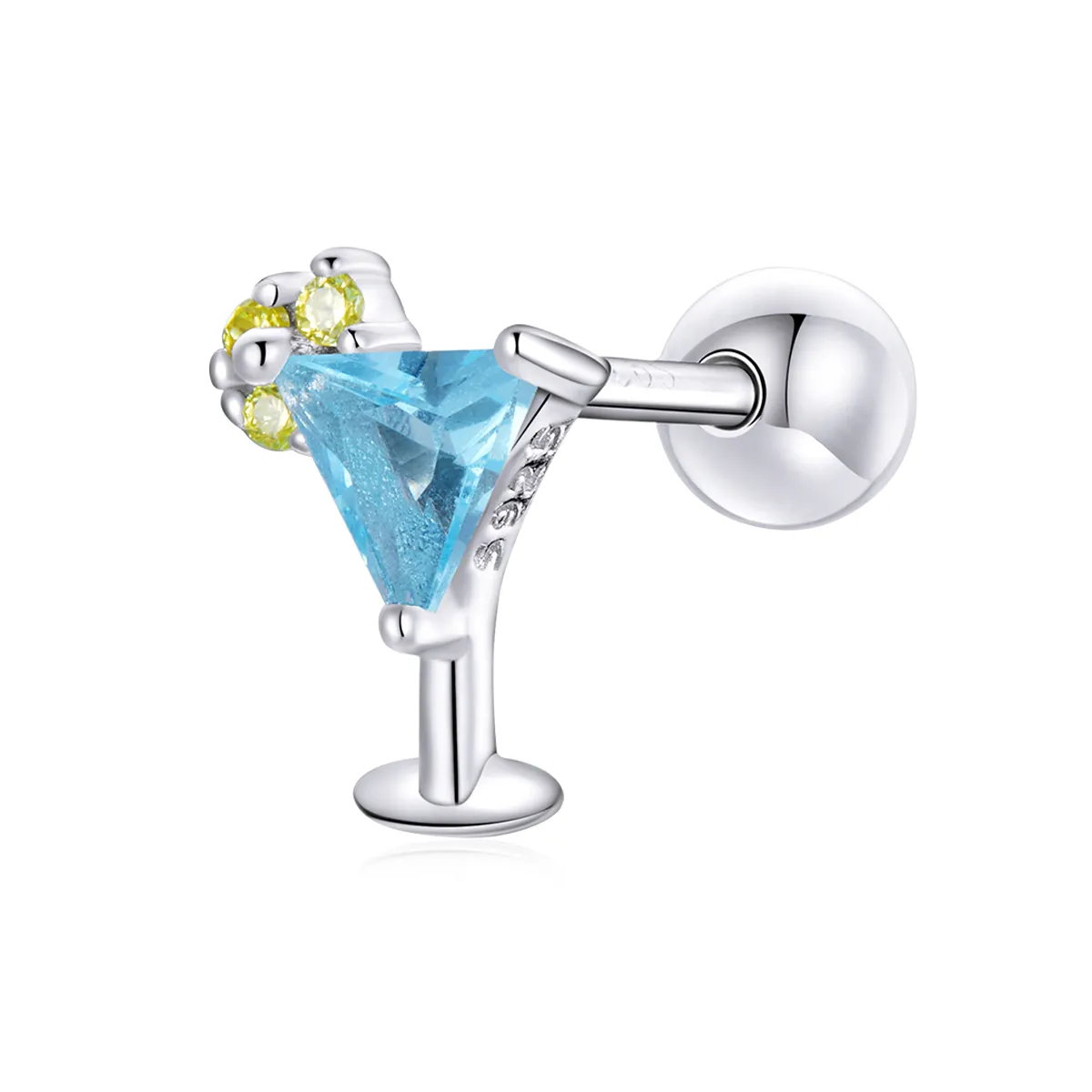 PANDORA Style Summer Sweetheart - Ice Drink Stud Earrings - BSE489