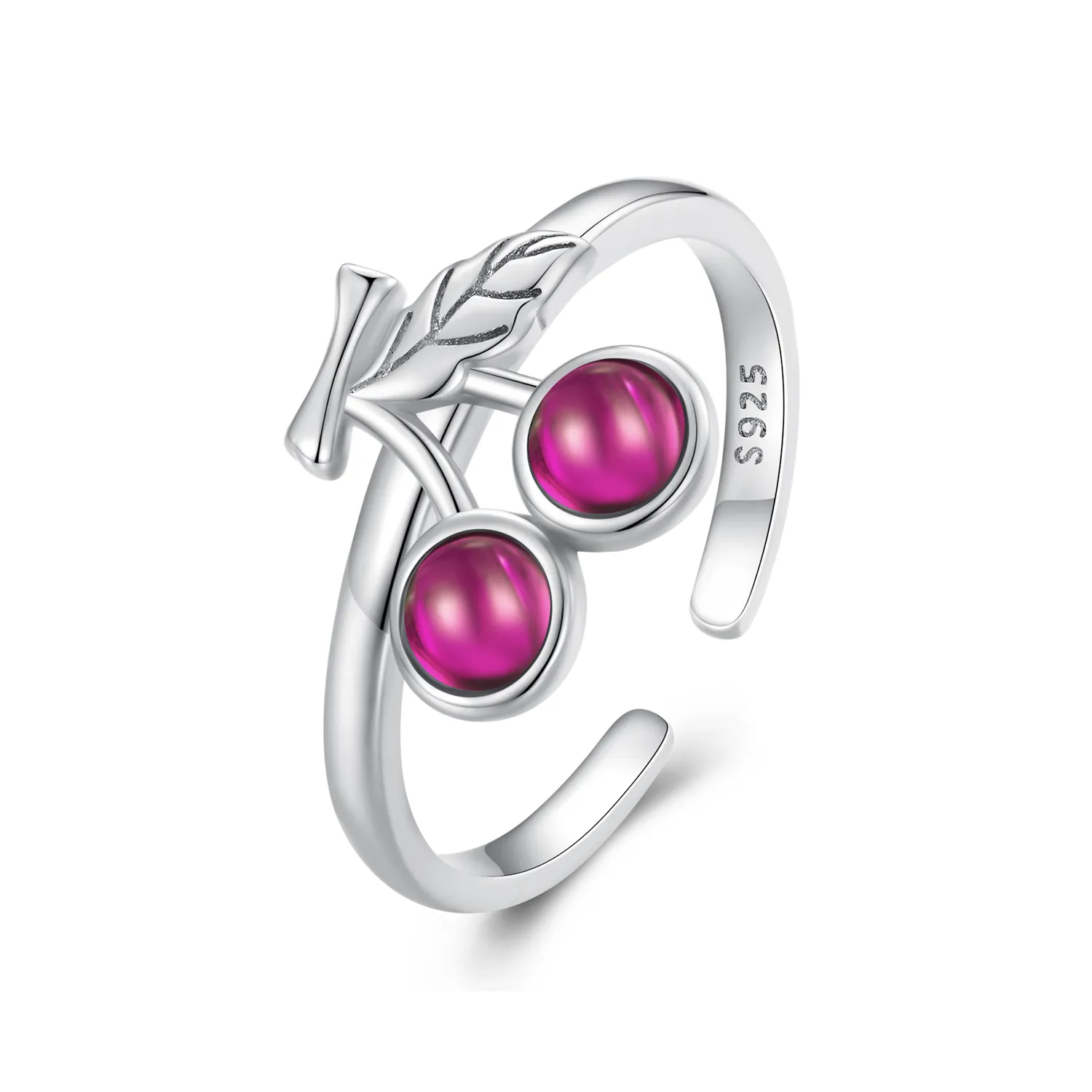 pandora style cherry open ring scr936