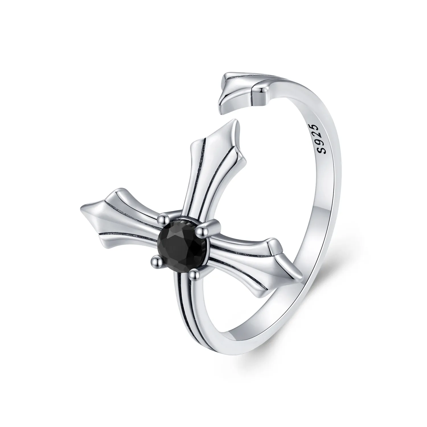 Pandora Style Cross Open Ring - SCR939