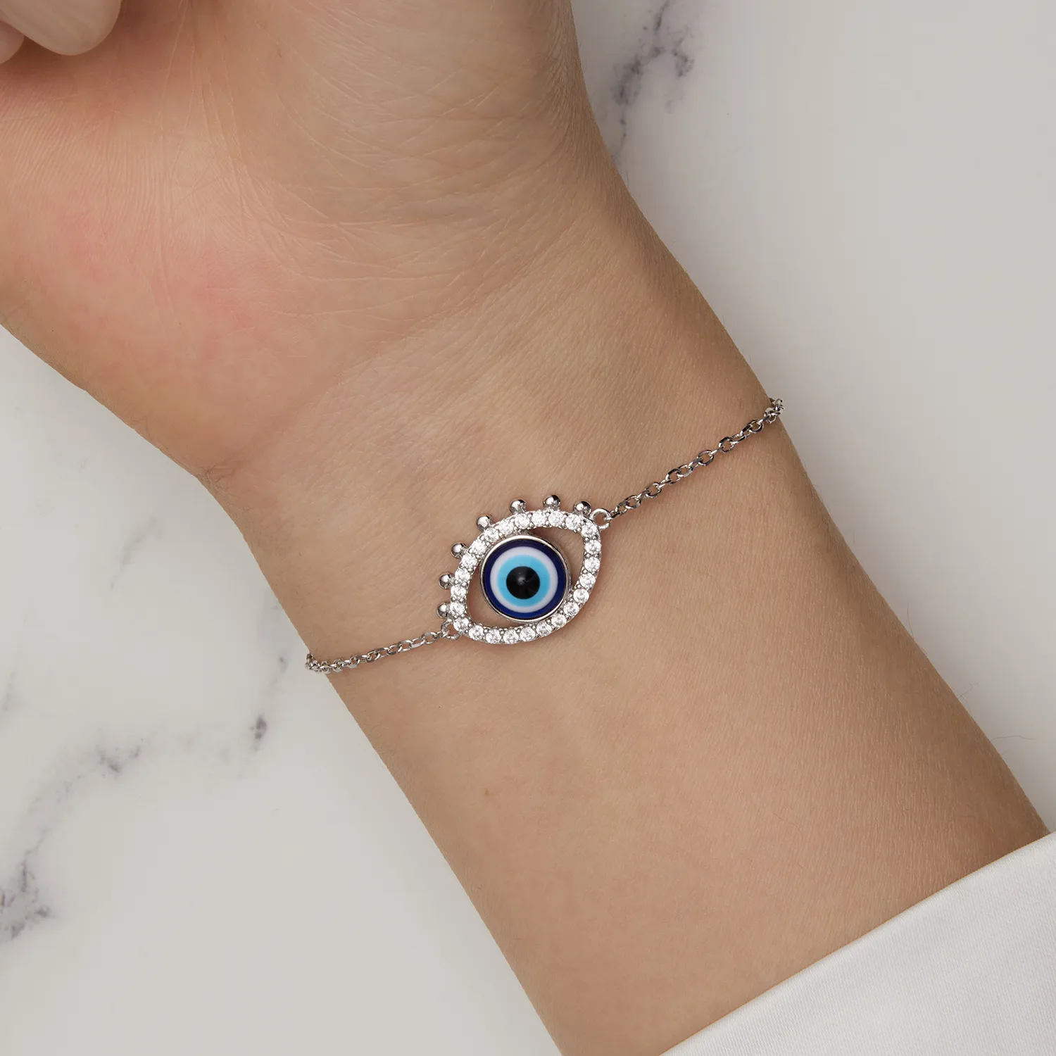 Pandora Style Devil Eye Bracelet - BSB129