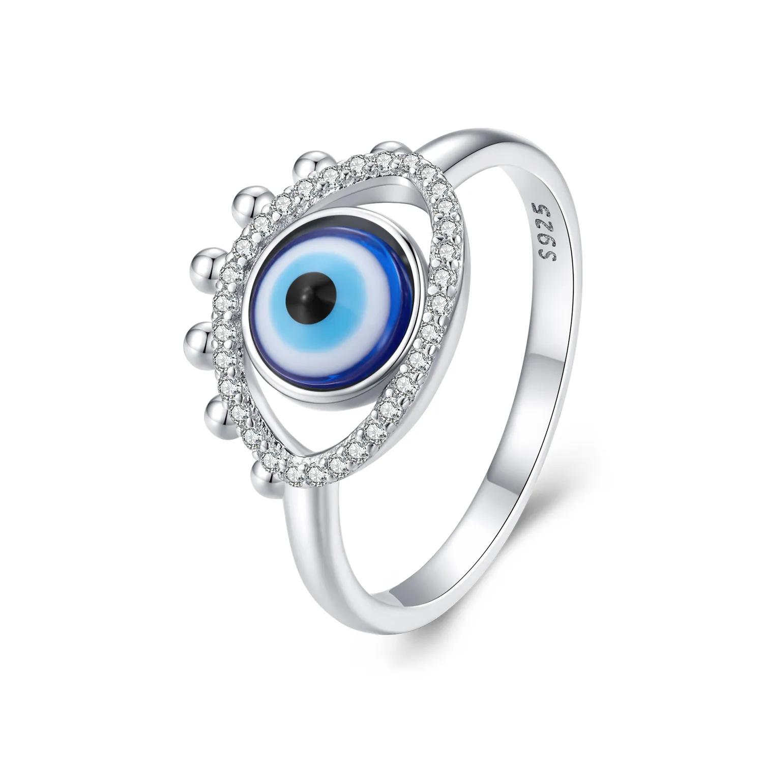 Pandora Style Devil Eye Ring - BSR445