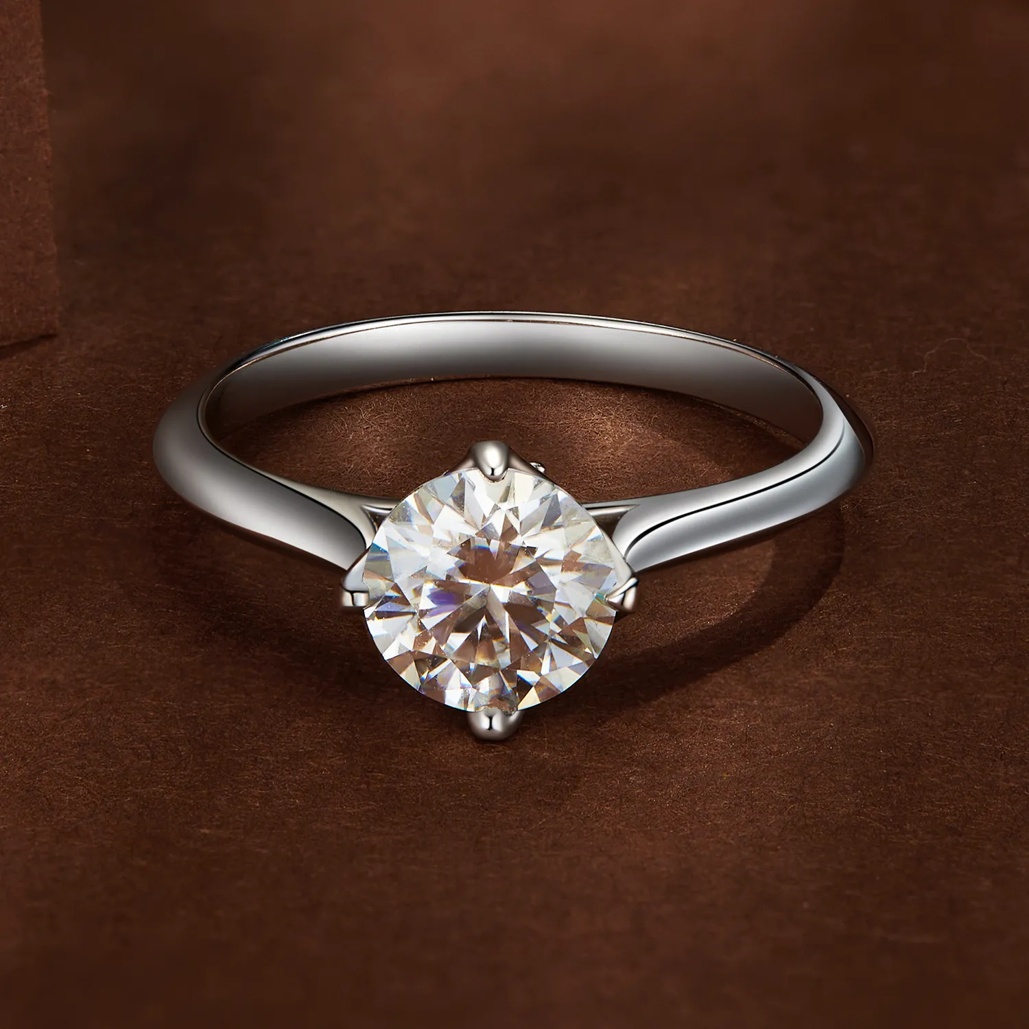 Pandora Style Engagement Ring with a stunning 1 Carat Moissanite - MSR033