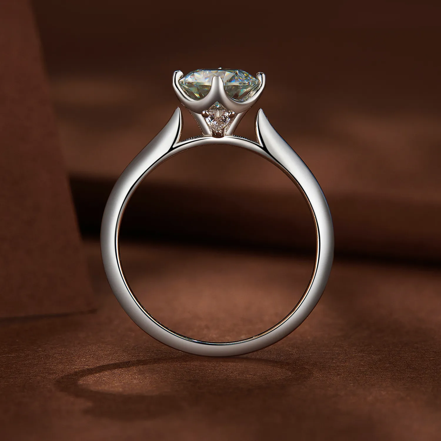 Pandora Style Engagement Ring with a stunning 1 Carat Moissanite - MSR033