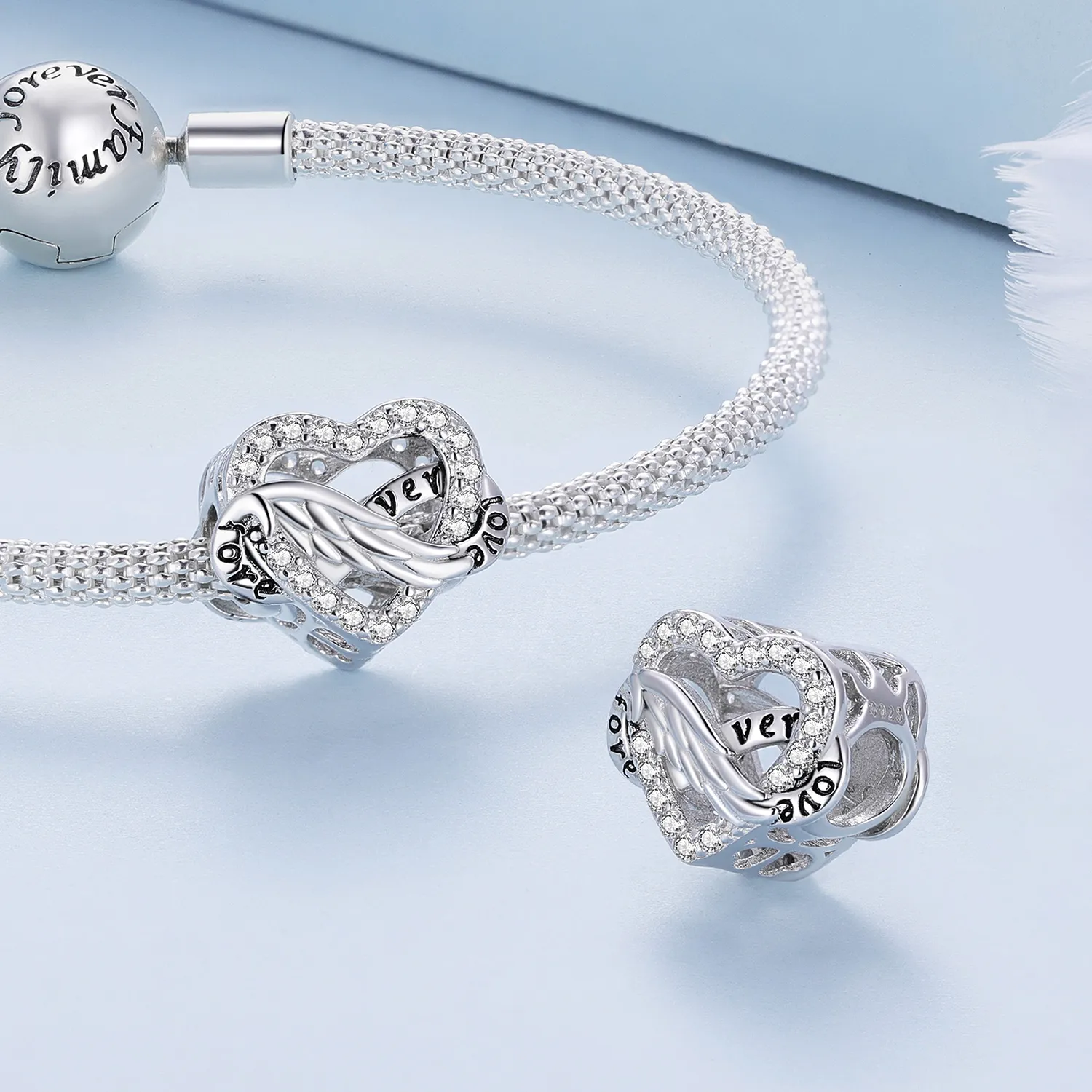 Pandora Style Eternal Heart Charm - BSC853