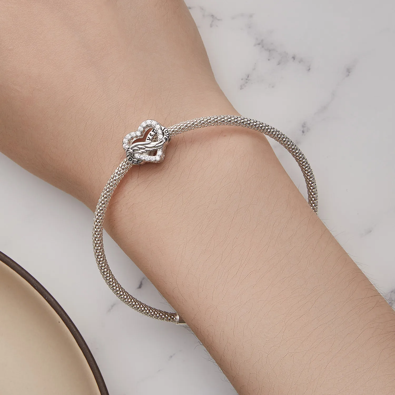 Pandora Style Eternal Heart Charm - BSC853