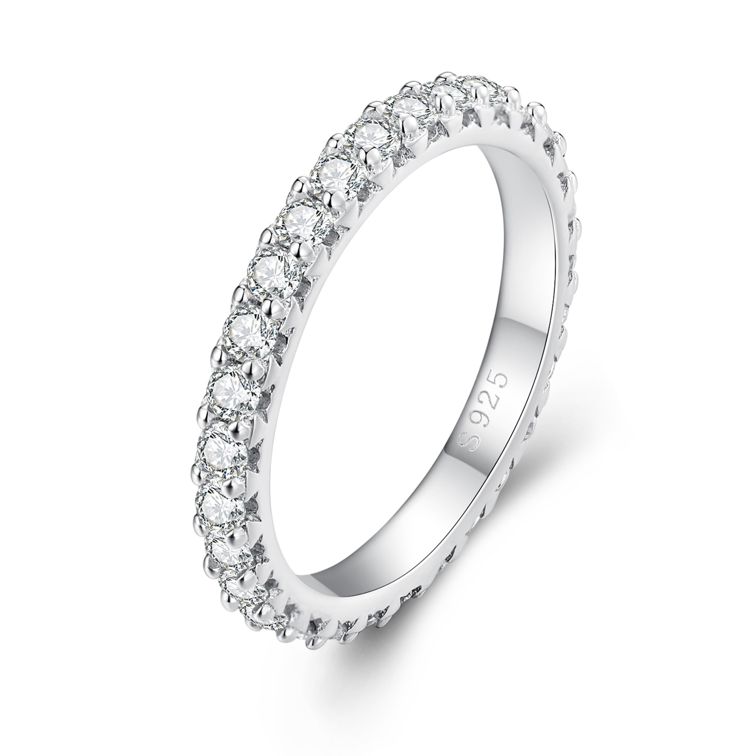 pandora style fine moissanite diamond ring msr028