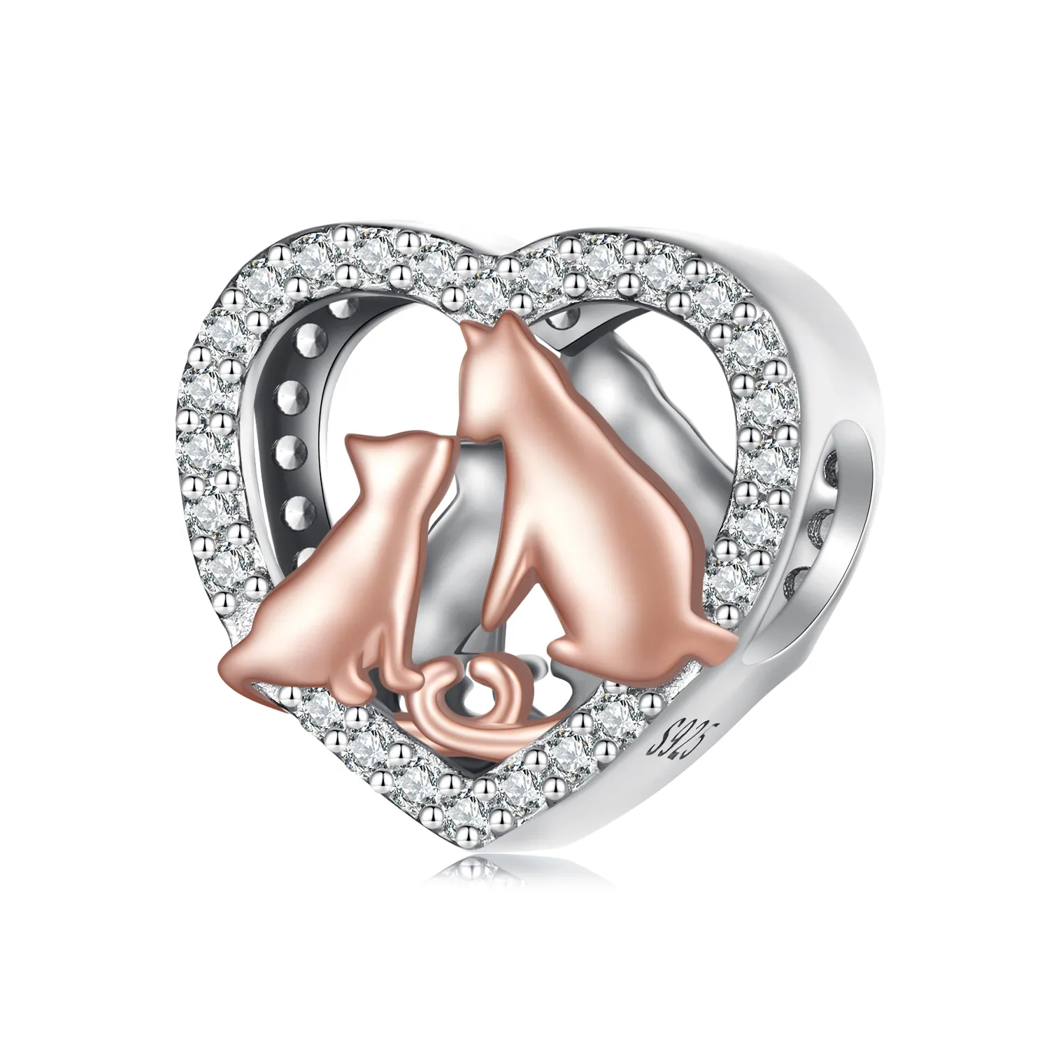 pandora style kiss the cat charm scc2517