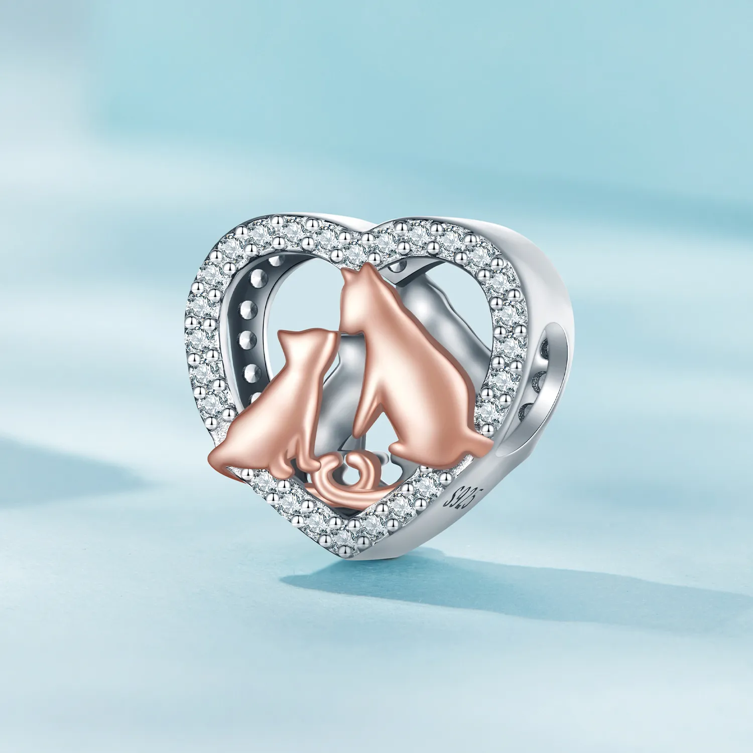 Pandora Style Kiss The Cat Charm - SCC2517