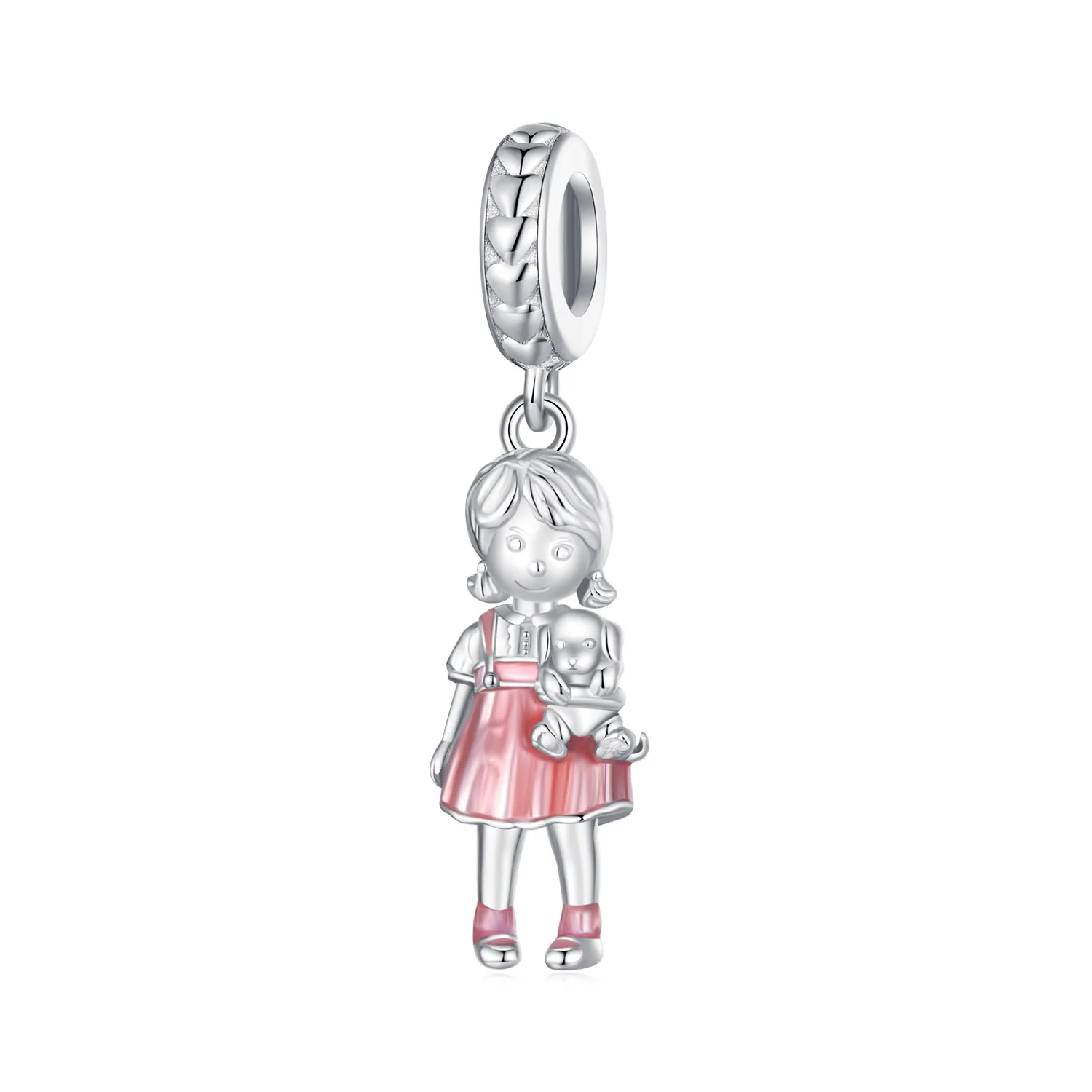 pandora style little girl pendant charm bsc878