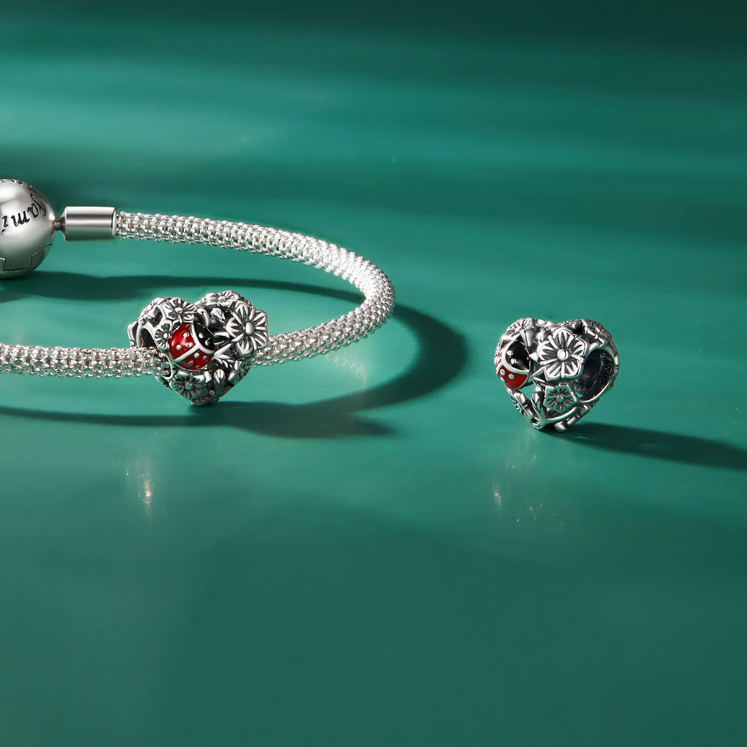 Pandora Style Lucky Ladybug Charm - SCC2524