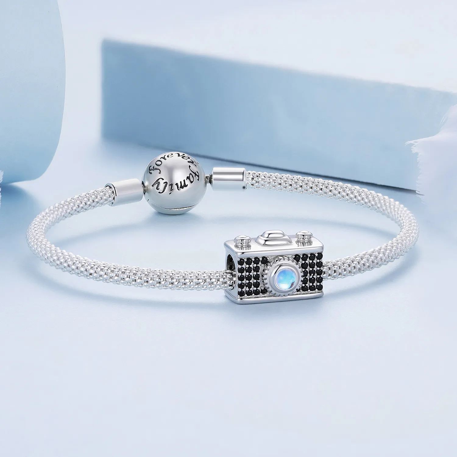 Pandora Style Memory Camera Charm - BSC852