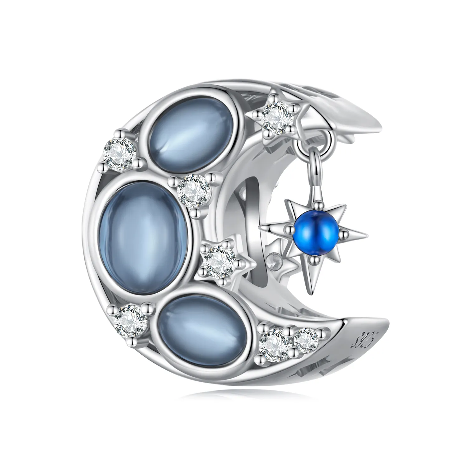 pandora style moon charm bsc872