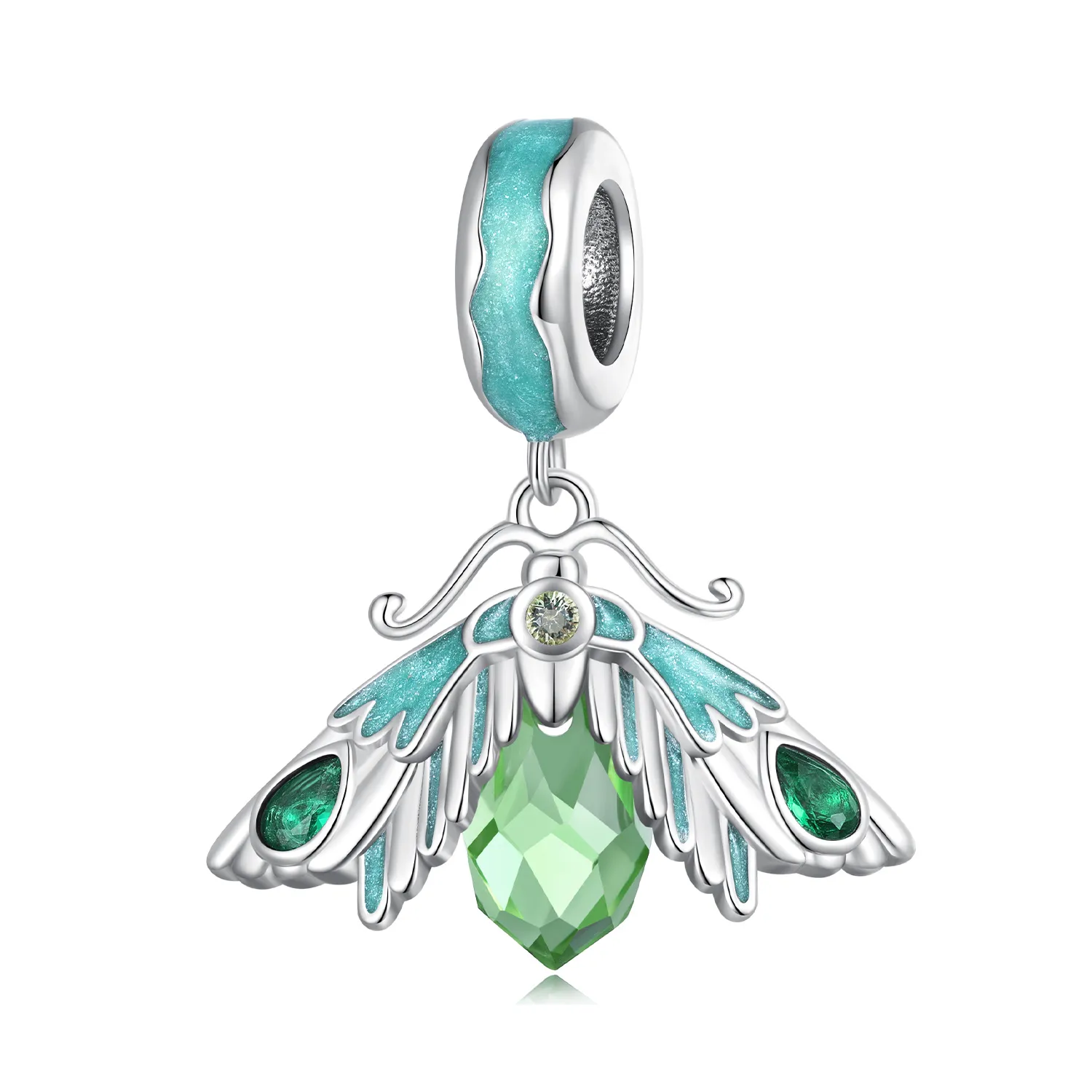 Pandora Style Moth Pendant Charm - BSC866