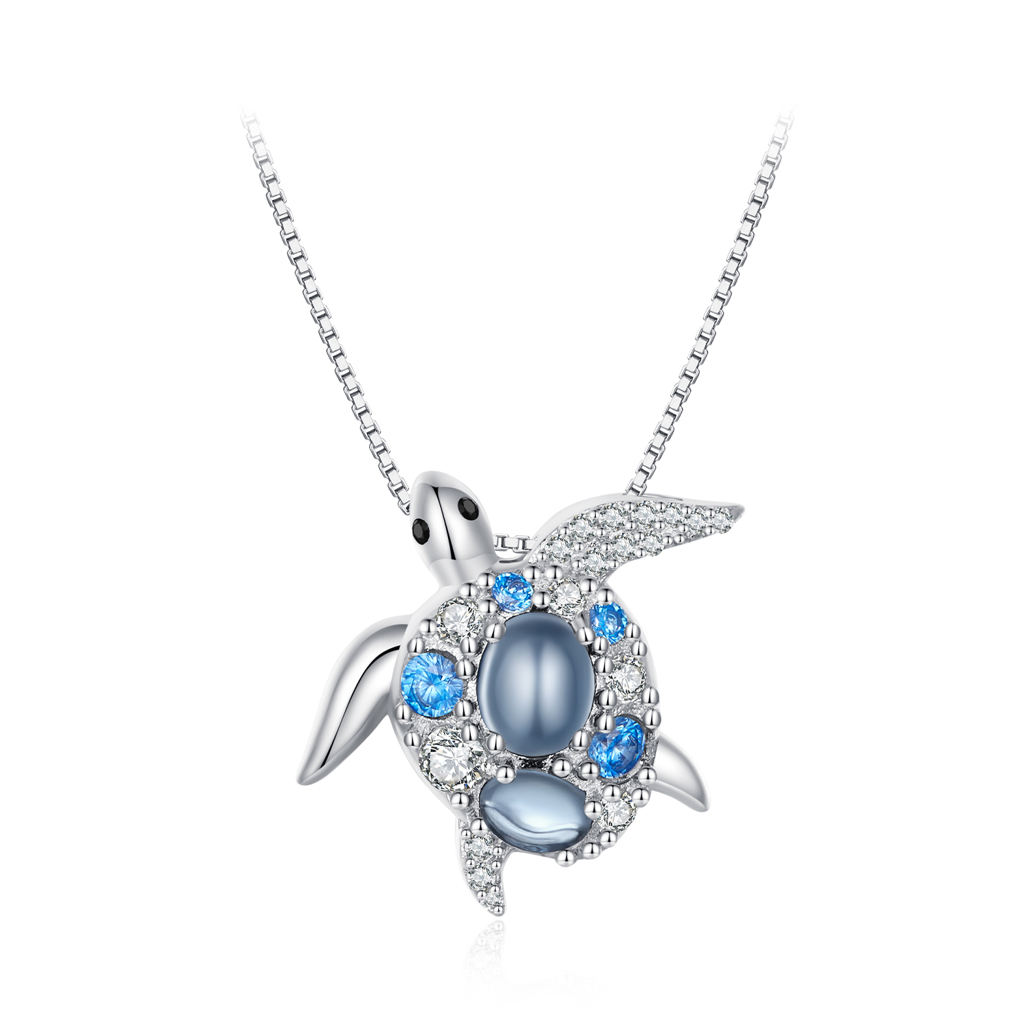 pandora style necklace with sea turtle bsn331