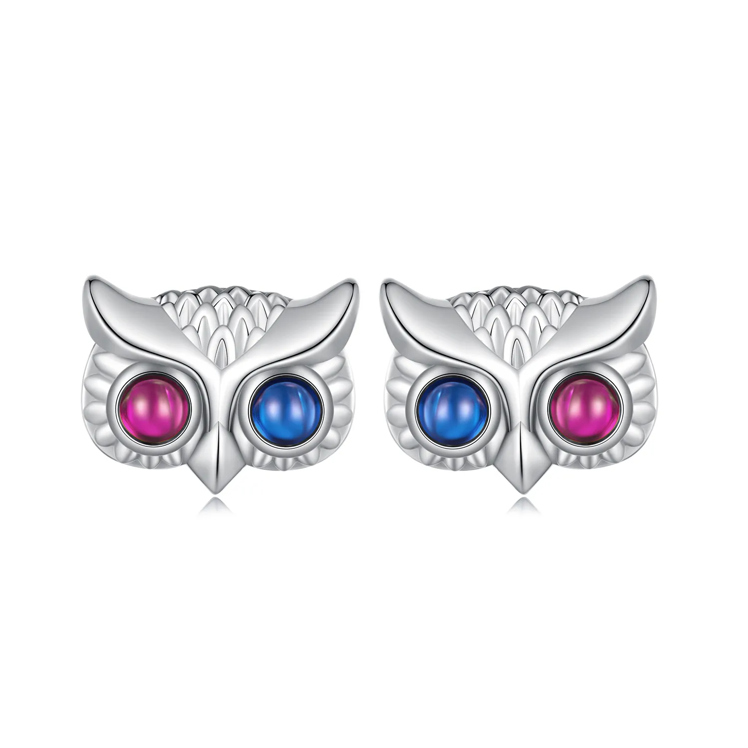 Pandora Style Owl Stud Earrings - SCE1602