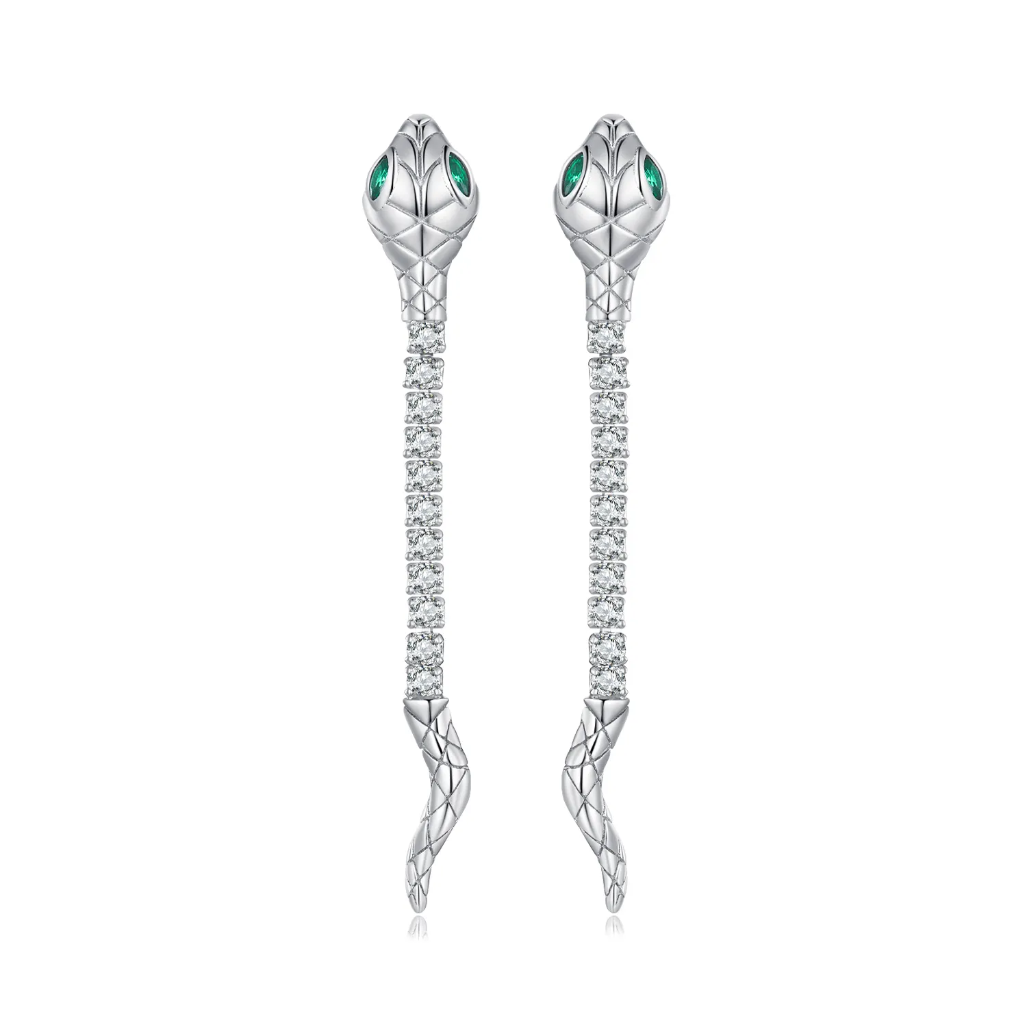 Pandora Style Spirit Snake Stud Earrings - BSE851