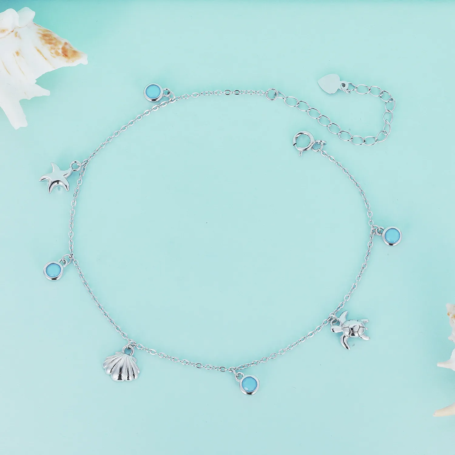 Pandora Style Summer Ocean anklet - BST006