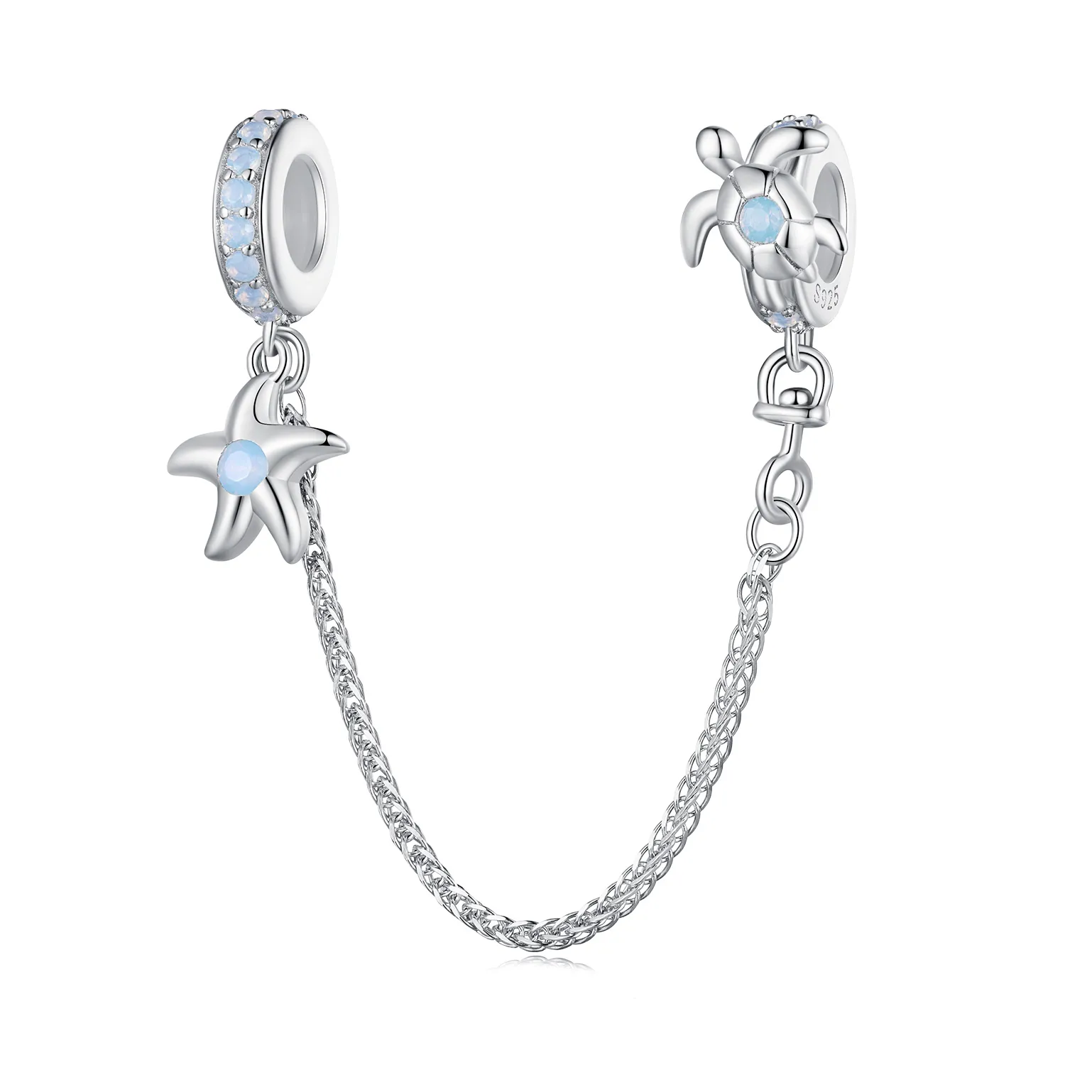 Pandora Style Underwater World Safety Chain - BSC870