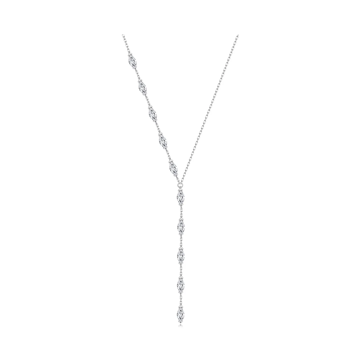 Pandora Style Y Shape Chain Necklace - BSN330