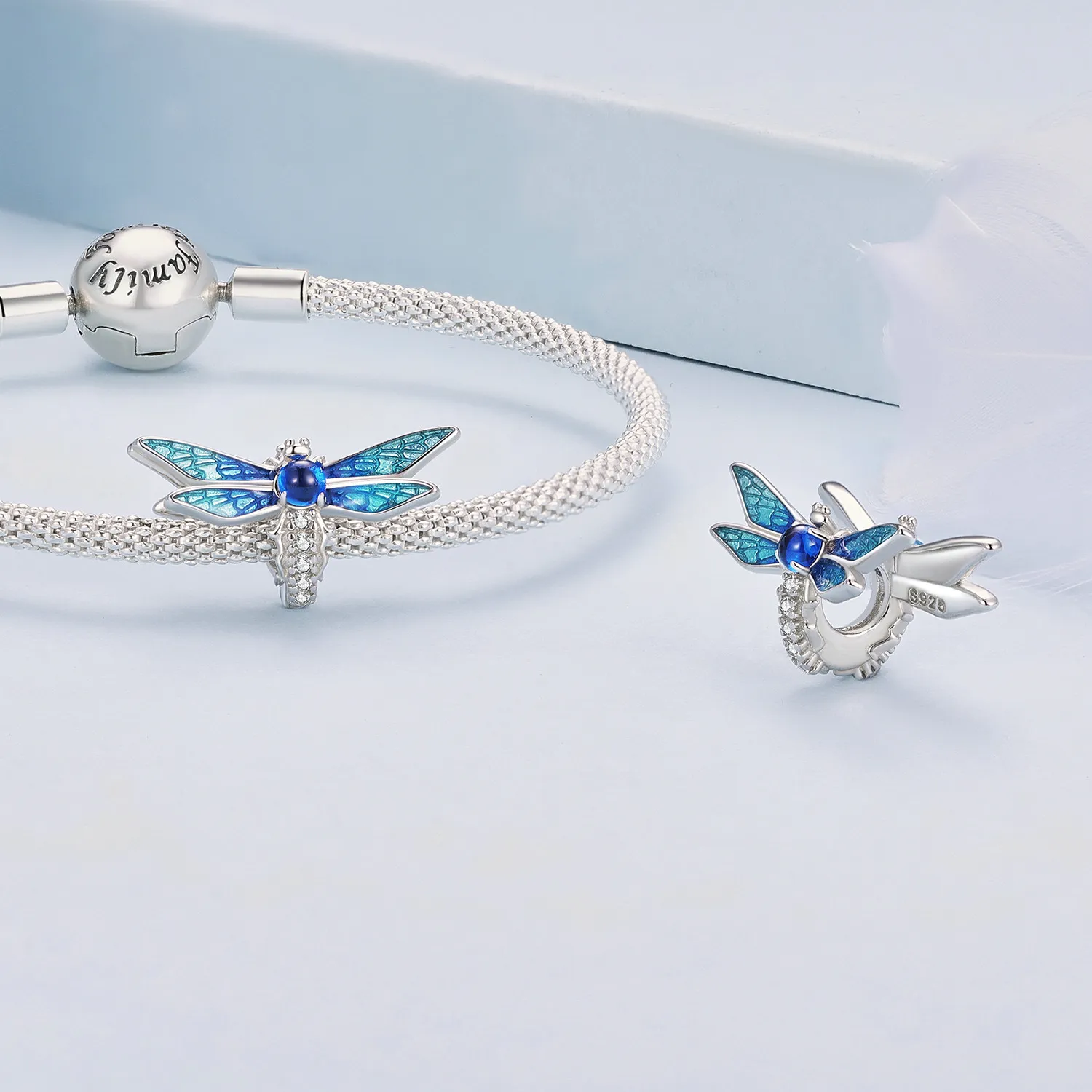 Pandora-inspired Delicate Dragonfly Charm - BSC859