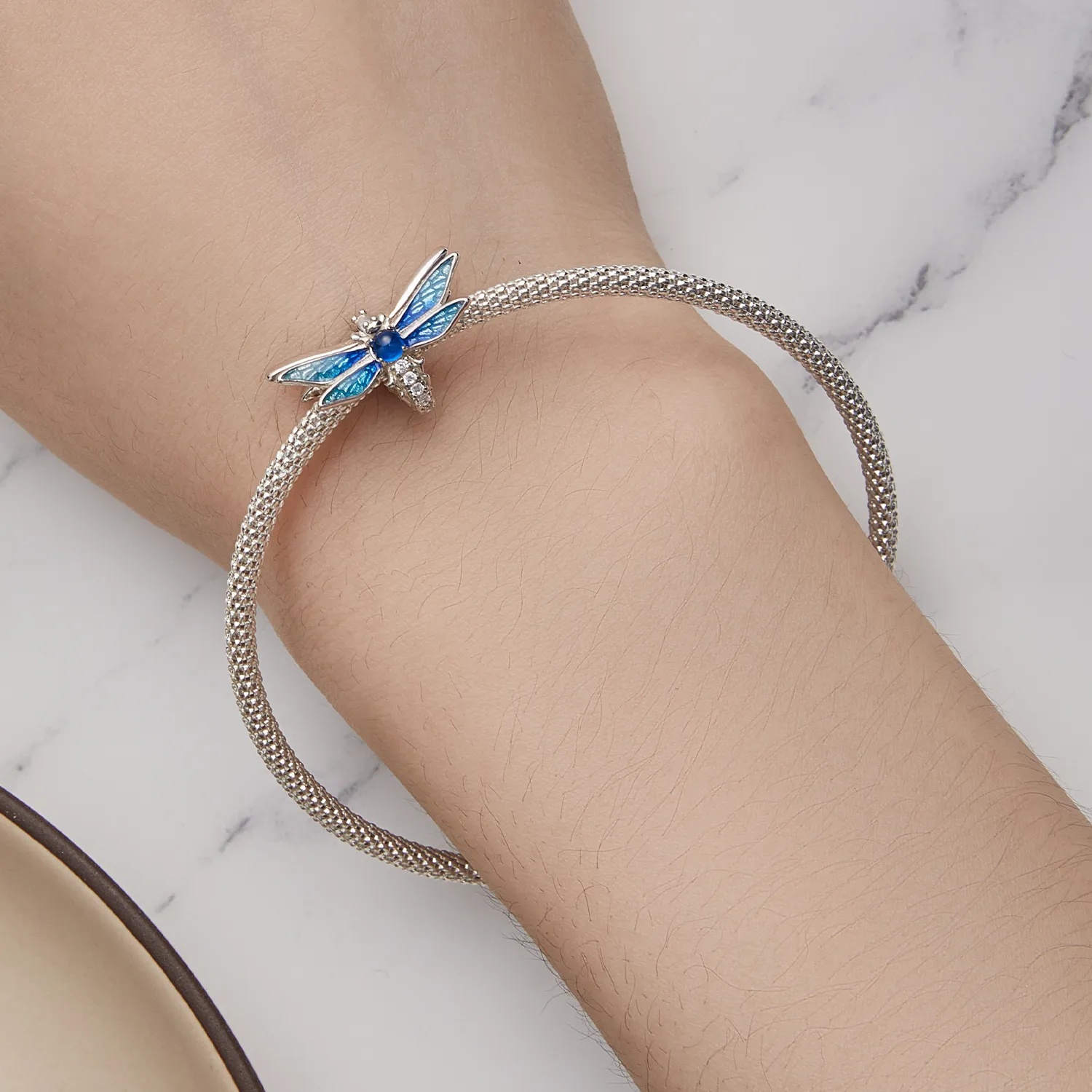 Pandora-inspired Delicate Dragonfly Charm - BSC859