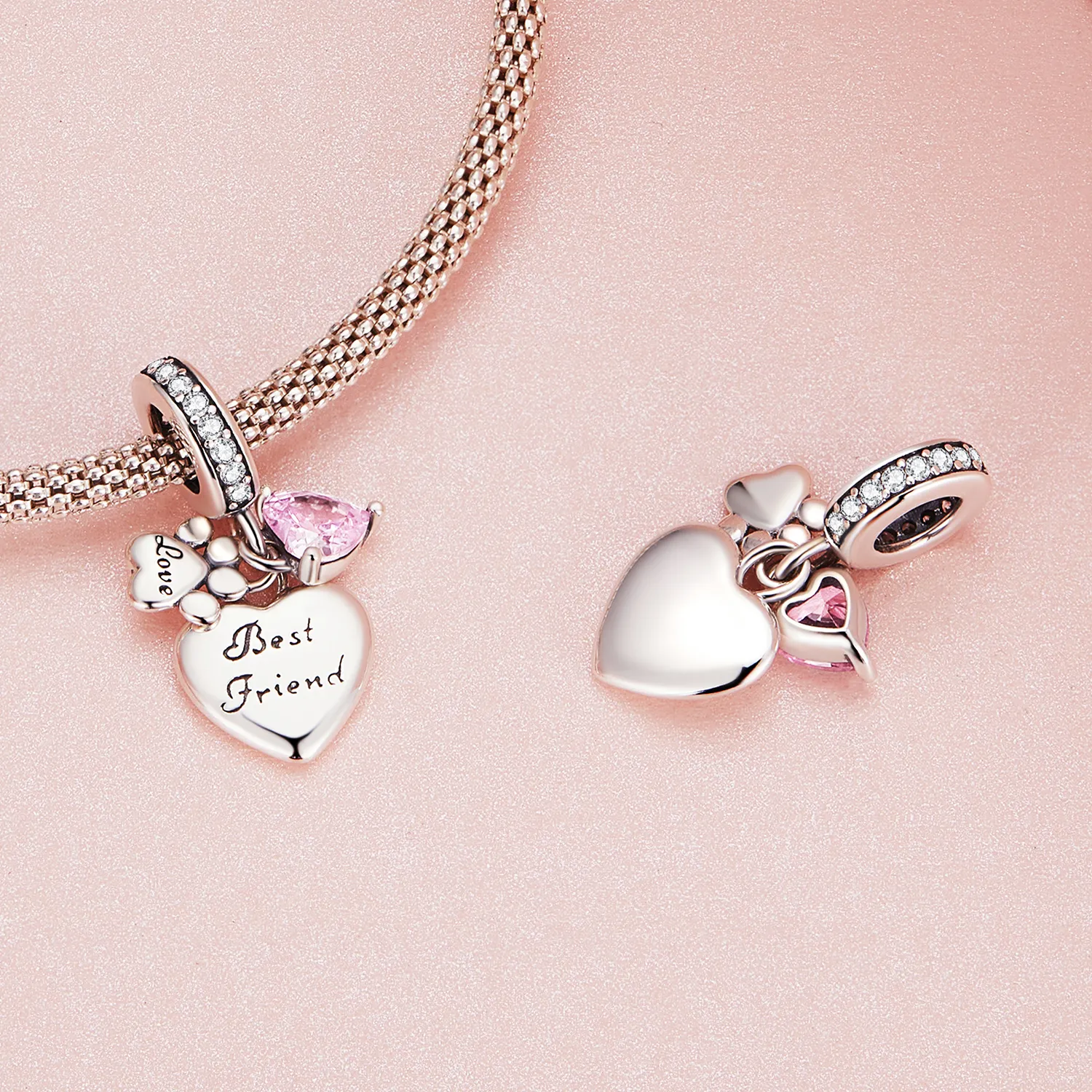 Forever Friends Charm in Pandora Style - SCC2436