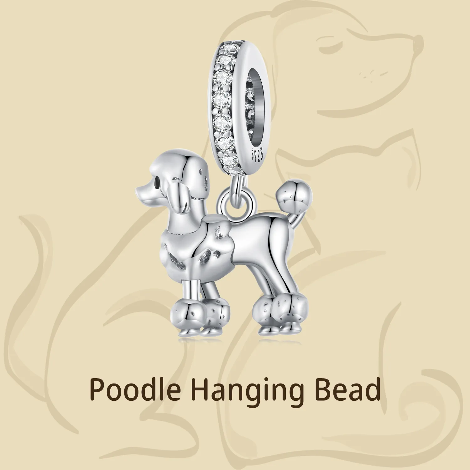 Pandora Style Cockapoo Charm - BSC797