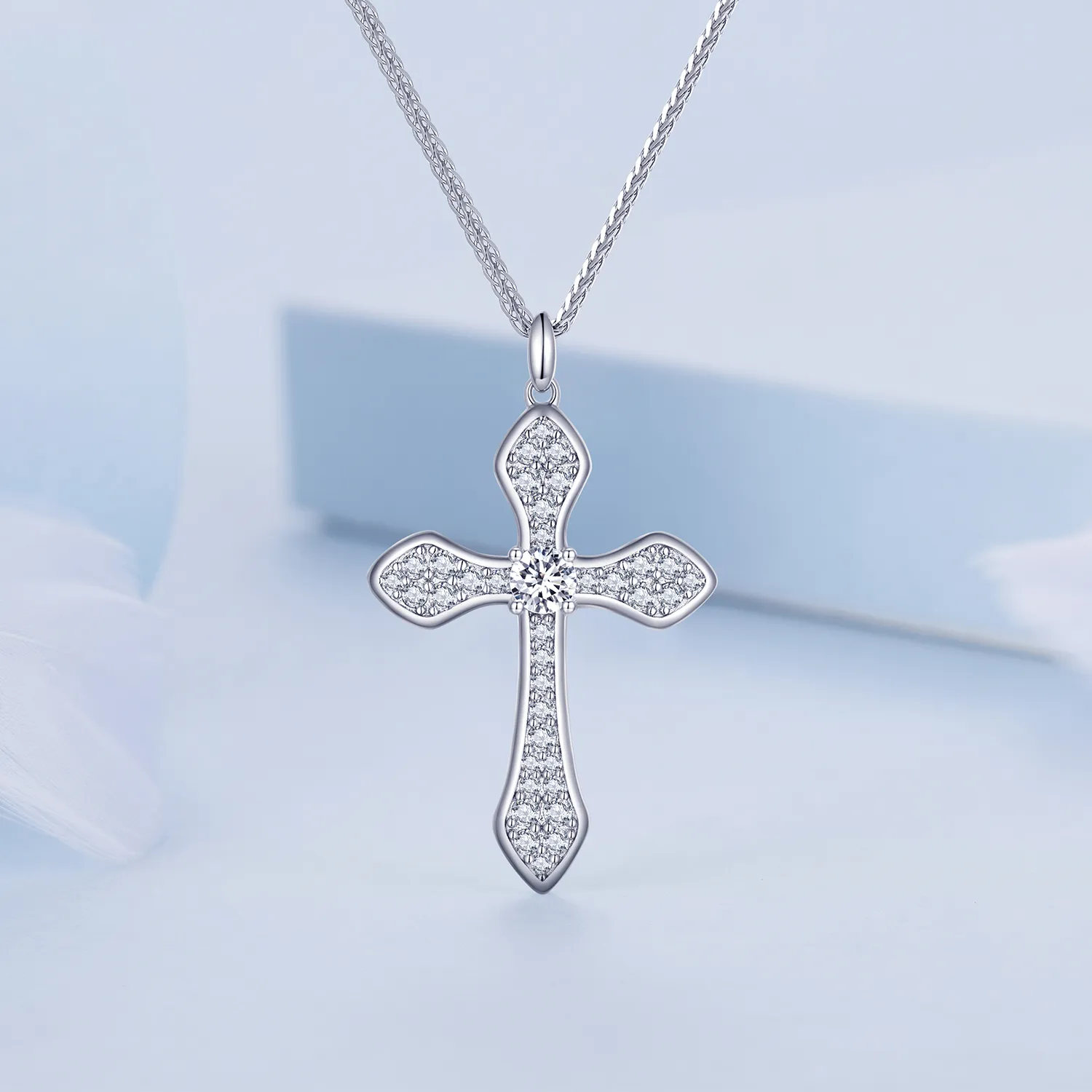 Pandora Style Cross Necklace - BSN303