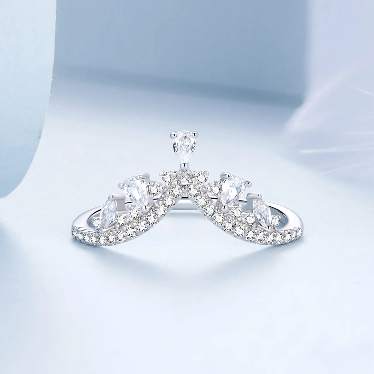 Pandora Style Crown Ring - BSR296