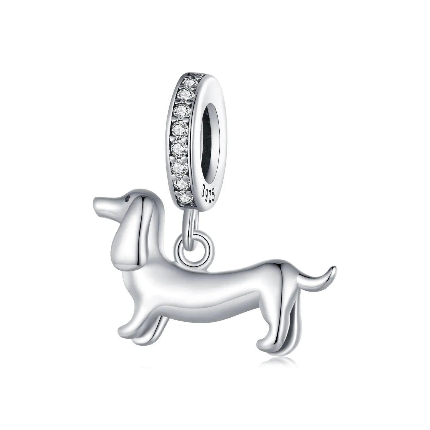 Pandora Style Dachshund Charm - SCC2561