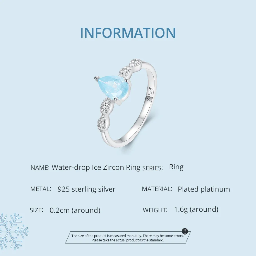 Pandora Style Droplet Ring - BSR331