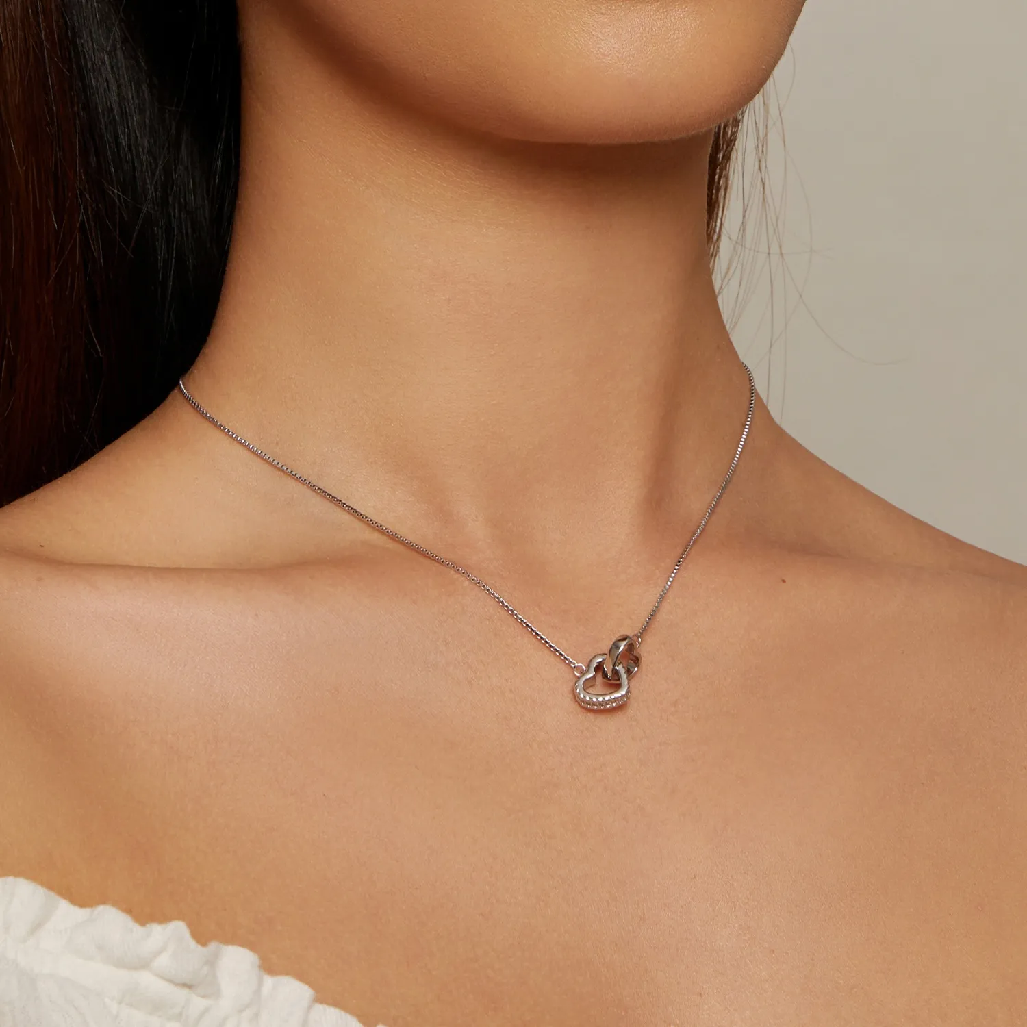 Pandora Style Entwined Necklace - BSN339