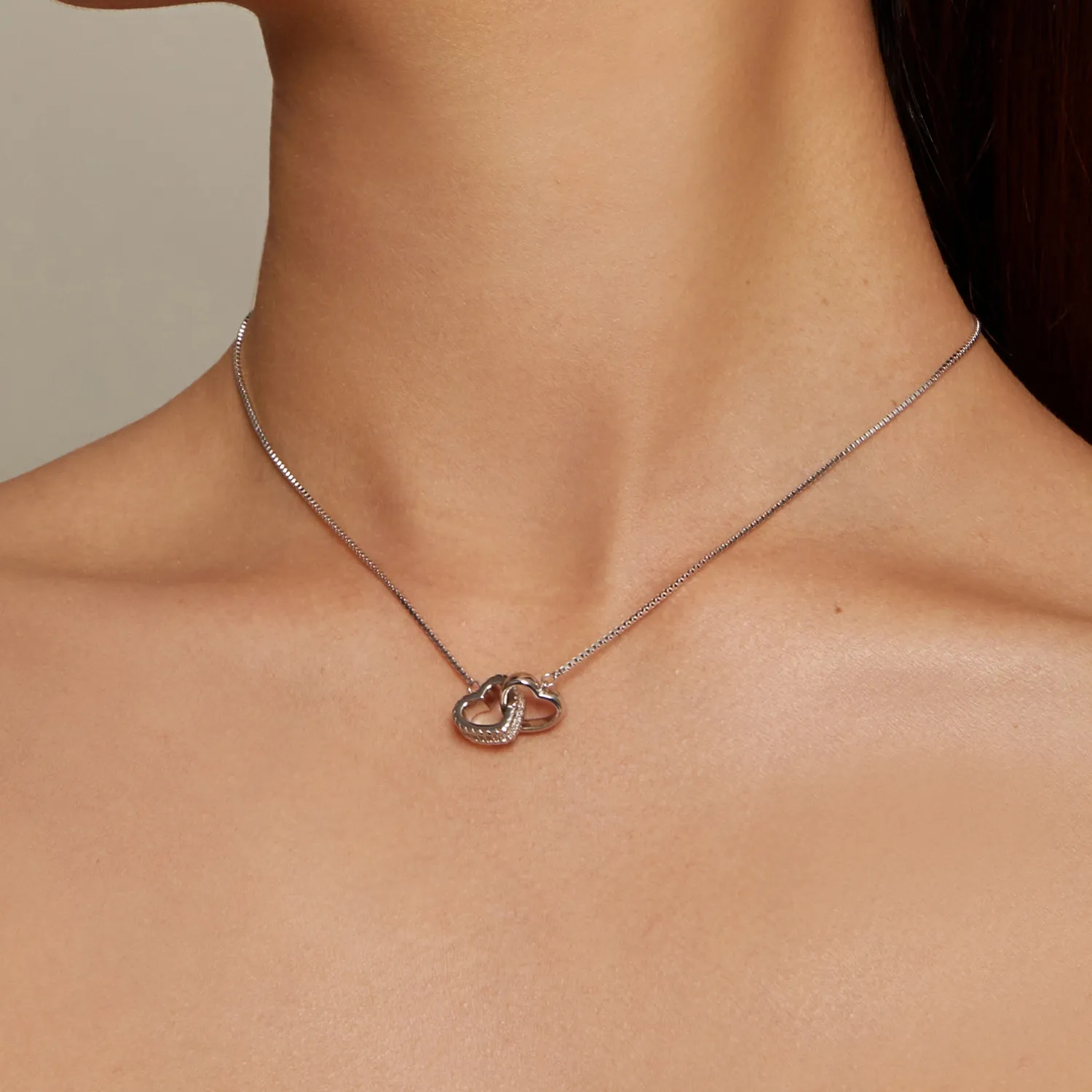 Pandora Style Entwined Necklace - BSN339