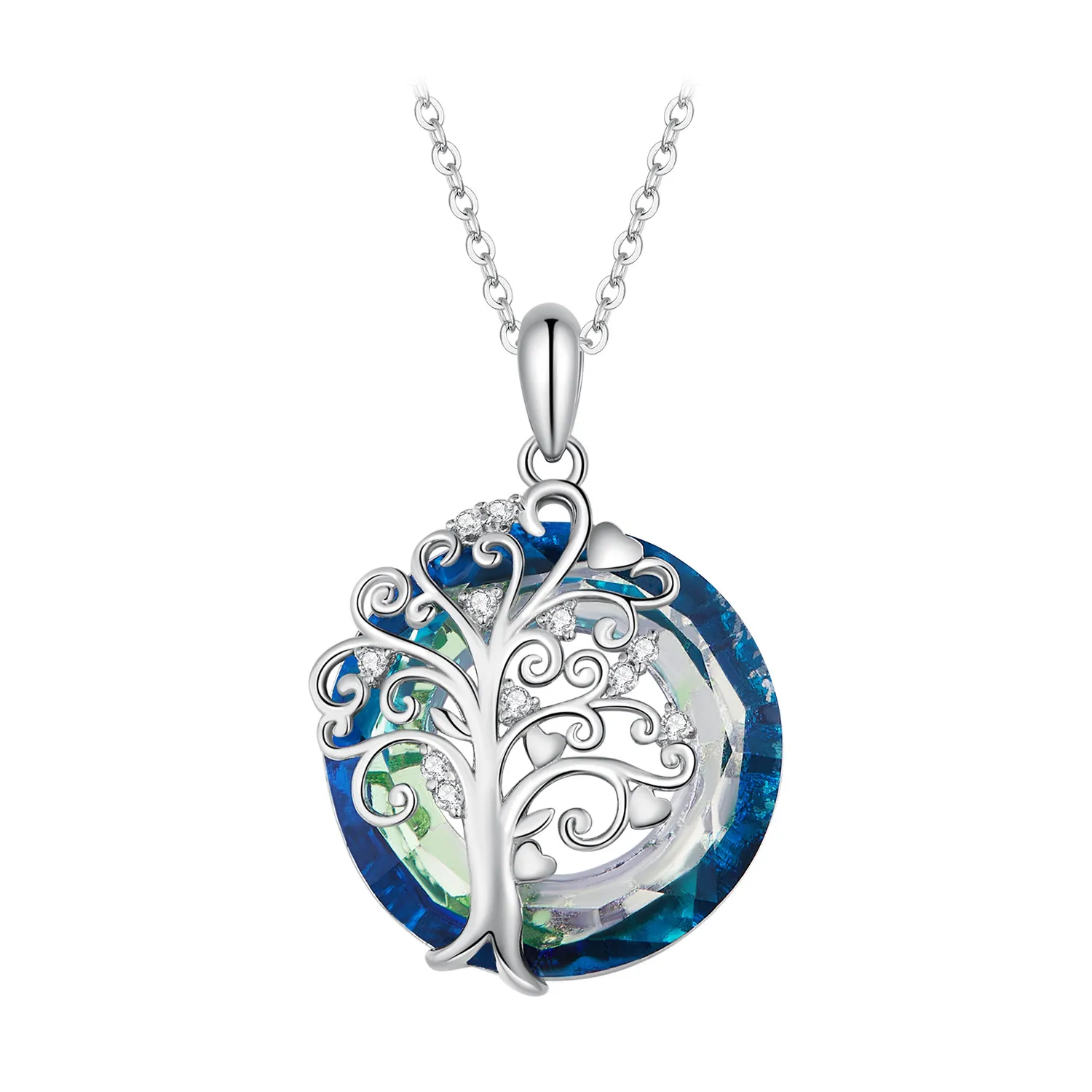 Pandora Style Family Circle Necklace - BSN315