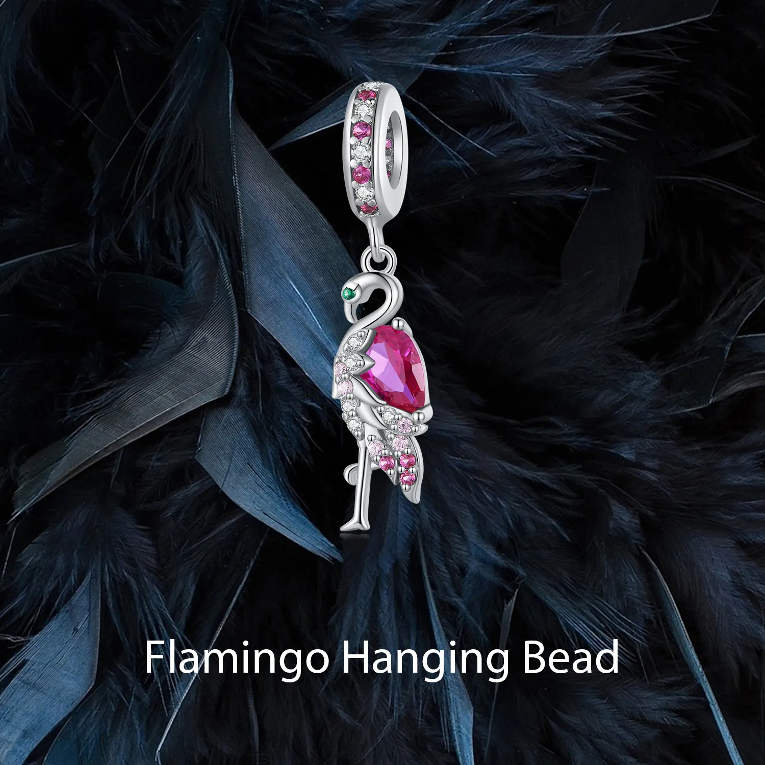 Pandora Style Flamingo Charm - BSC833