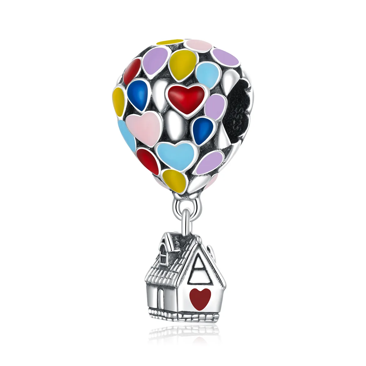 Pandora Style Flying House Charm - BSC417