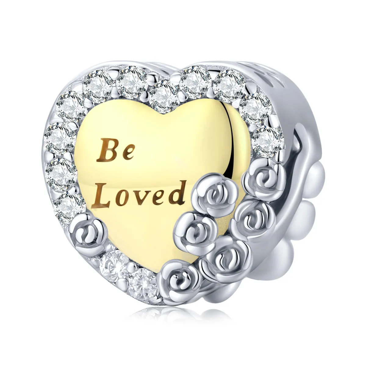 Pandora Style Heart Charm - BSC500