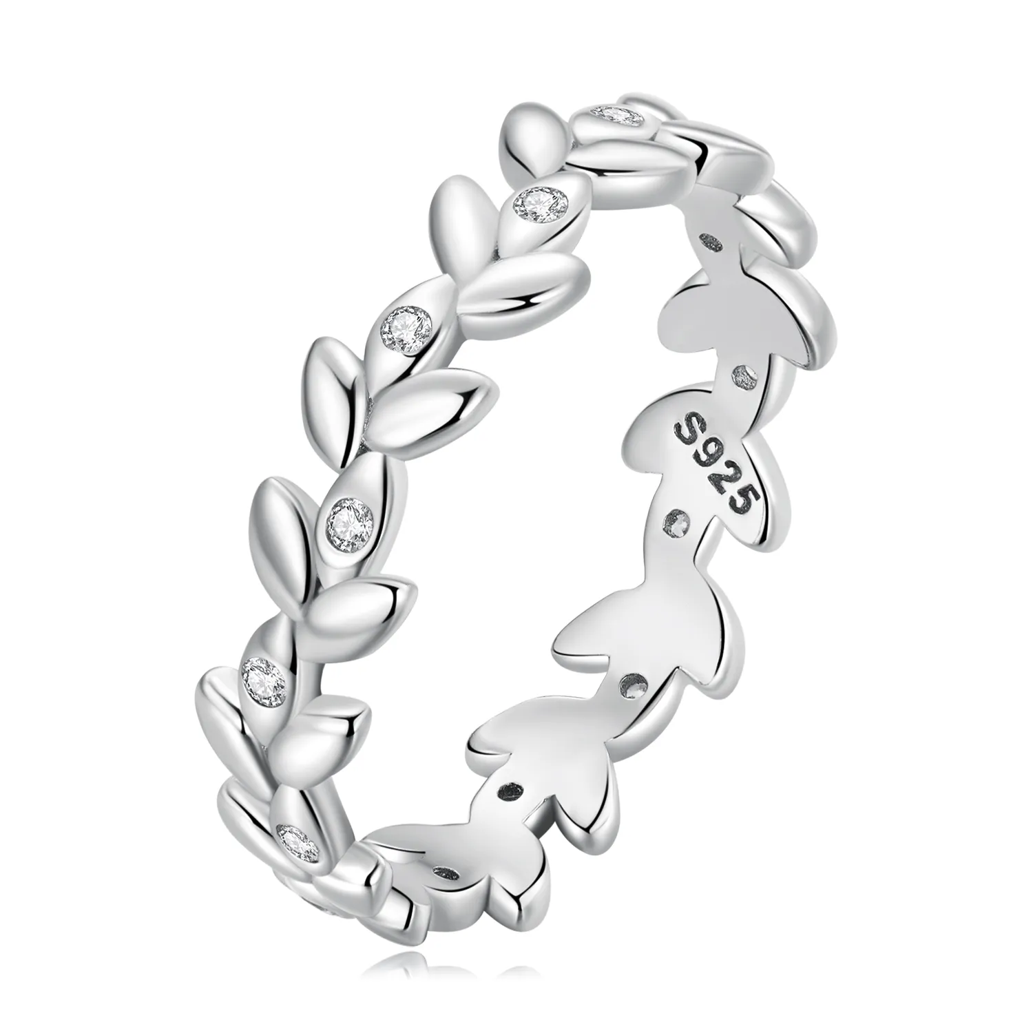 Pandora Style Leaf Ring - BSR306